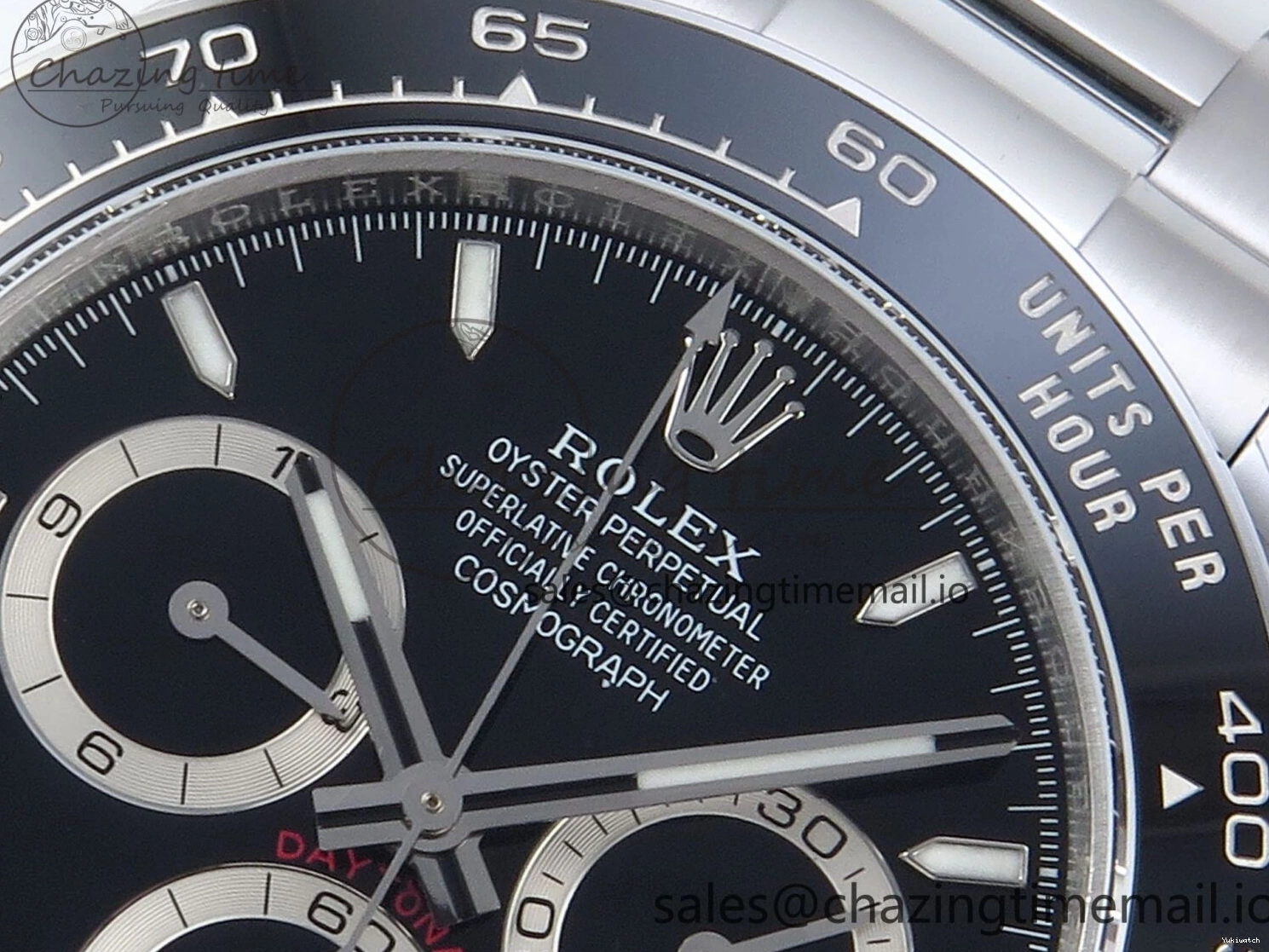 SH4131 QF on Black Edition Strap 126500 SS Daytona Bracelet 1:1 Best V5 Dial 0302